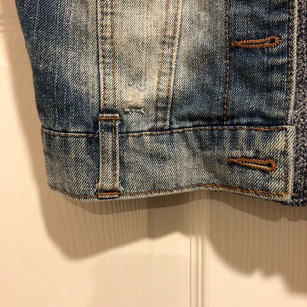 Ashley By 26 International denim hooded vest - Picture 3 of 7